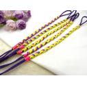 端午节五彩绳手链批发 五色线 金刚结款直纹扭纹款 地摊手链多款-5号C5-5-1后